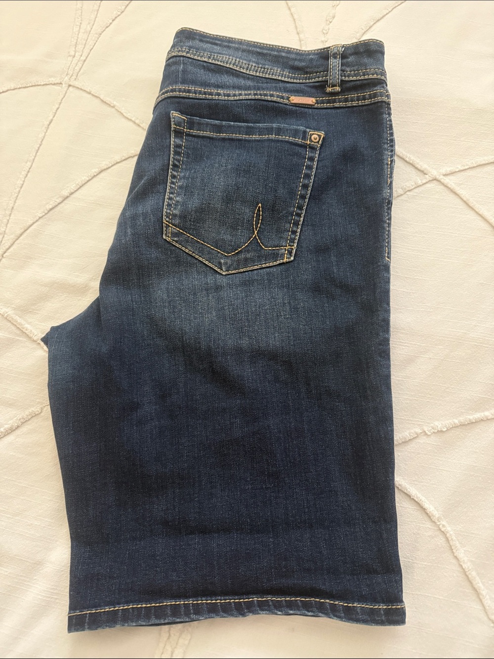 INC International Concepts Dark Indigo Denim Bermuda Shorts